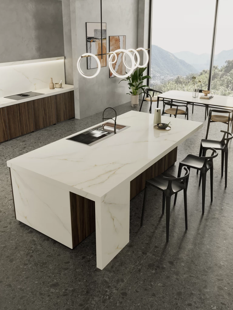 Top cucina in grès porcellanato spessore 20 mm. - Morosin Ceramiche