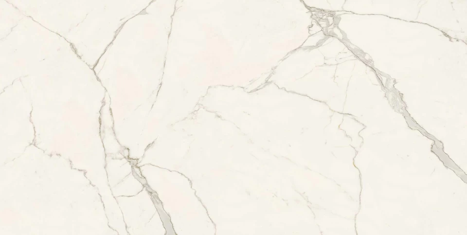 Gres porcelánico efecto mármol blanco Calacatta Extra Atlas Plan