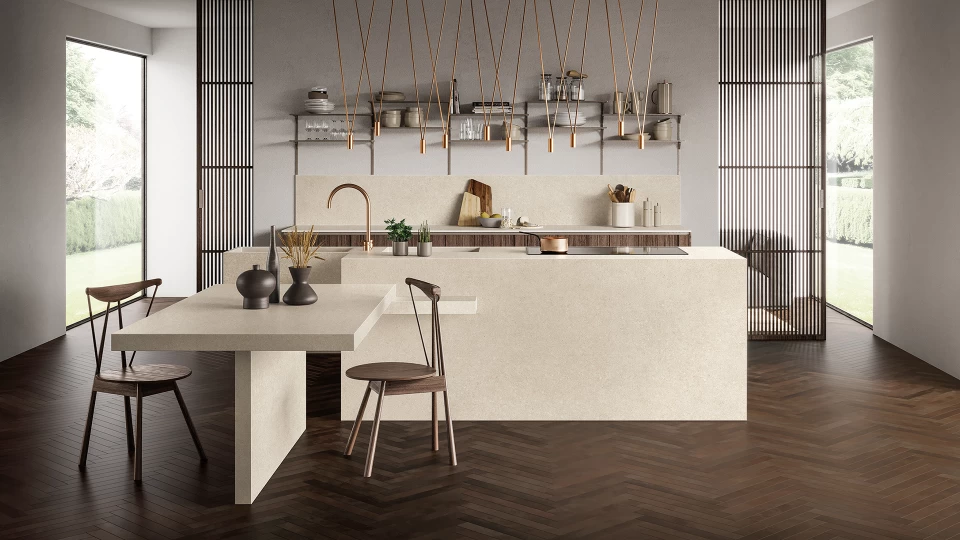 Kitchen in Atlas Plan porcelain stoneware