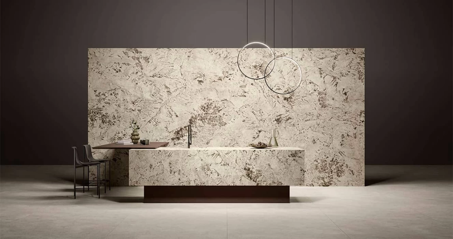 Lastre ceramiche Atlas Plan integrate nell’ambiente