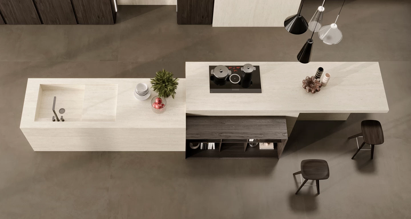 piano cucina per cucina ad angolo