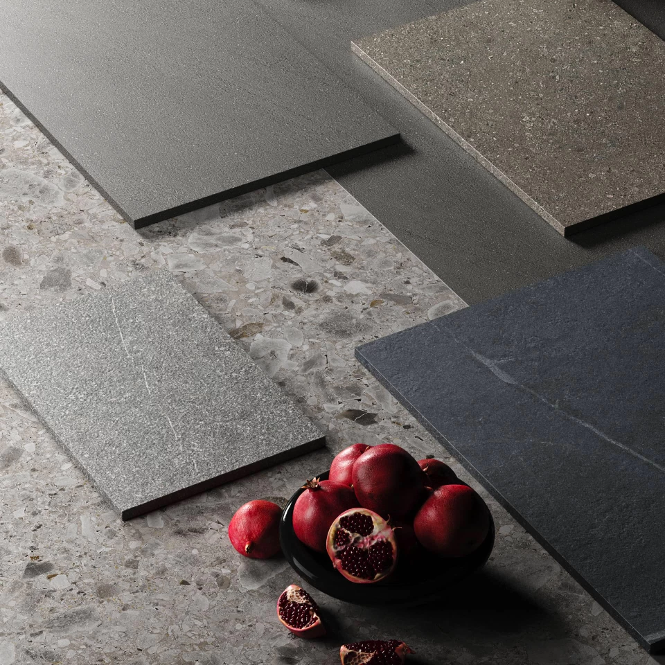 Large Atlas Plan porcelain stoneware slabs: thicknesses and surfaces