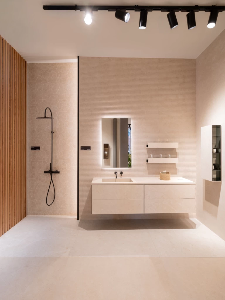 La continuità materica: bagno